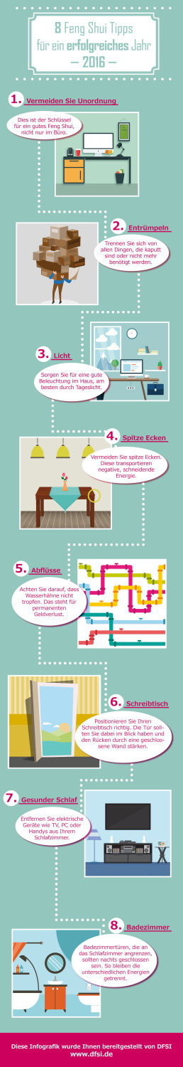 8 Feng Shui Tipps