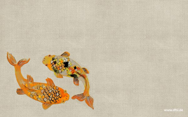 feng shui wallpaper fisch